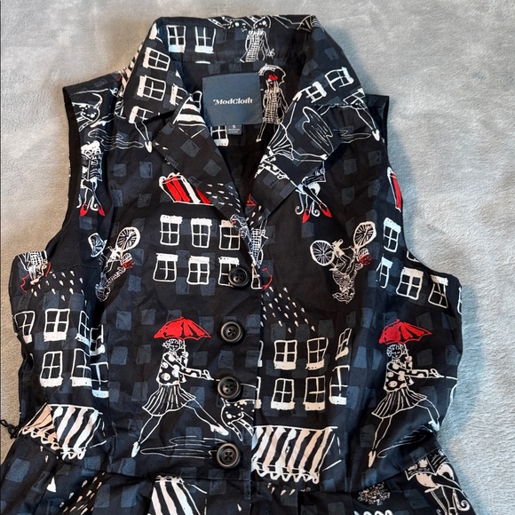 NWOT ModCloth Community Brunch Shirt Dress Size Small - Picture 6 of 16